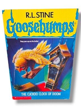 Goosebumps Cuckoo Clock of Doom 1995 First Scholastic Print Vintage R.L. Stine